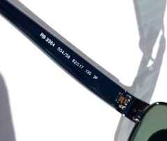 NEW Ray Ban Gunmetal w POLARIZED Dark Green Lens Sunglass RB 3364 004/58