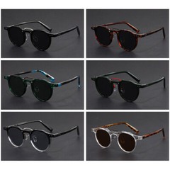 Unisex Round Punk Fashion Sunglasses Retro Driving Traveling Shade Glasses UV400