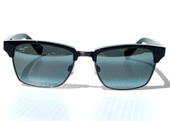 NEW Maui Jim KAWIKA Glossy Black POLARIZED Neutral Grey Lens Sunglass 257-17C