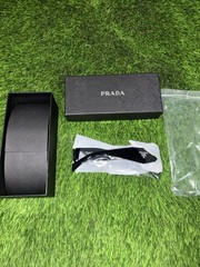 PRADA PR 09ZSF 1AB5S0 Black Grey Men’s 54mm Sunglasses