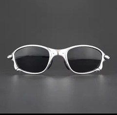 Oakley Penny & Juliet Metal Polarized Sunglasses Silver Frame/Silver Lens Retro