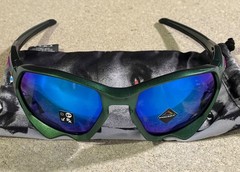 OAKLEY BRAIN DEAD PLAZMA BRAIN DEAD GREEN PRIZM SAPPHIRE NEW NEVER WORN MINT