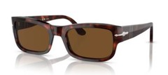 PERSOL PO3326S 24/57 57mm Brown Havana Polarized Men’s Sunglasses
