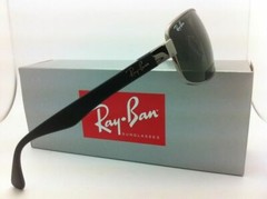 New Ray-Ban Sunglasses RB 3445 004 61-17 Gunmetal & Black Frames w/Green Lenses