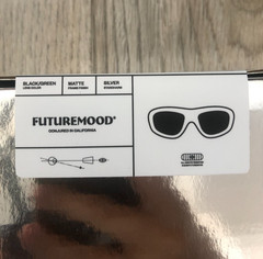 FUTUREMOOD FOM Sunglasses Foam Matter Ultra White 001 Brand New Limited Edition