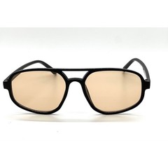 Men’s Sunglasses Designer Hip Hop Black Frame Champagne Lens Classic Pilot Style