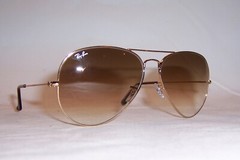 NEW RAY BAN AVIATOR Sunglasses 3025 001/51 GOLD/BROWN 58 MM AUTHENTIC