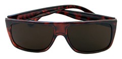 Men’s Flat Top Sunglasses Square Shape Brown Tortoise Frame Retro 80’s 90’s 360