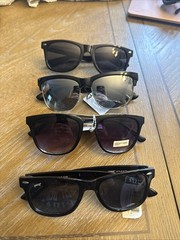 Lot of 4 Unisex Adult Sunglasses