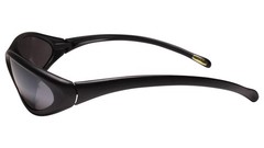 Lightweight Cycling Running Wrap Around Sport Matte Black Sunglasses
