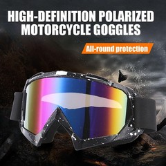4Pcs Set, Dirt Bike Goggles with Face Cover Motorcycle ATV Motocross Riding O…
