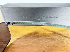 Genuine Porsche P8640 Sunglasses Men’s Gunmetal/Polarized Grey Square Shape 59mm