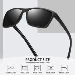 3 Packs Polarized Sunglasses for Men, Lightweight Sun Glasses with UV Protection