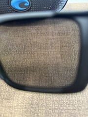 Costa Lido Men’s Rectangle Sunglasses Black Frame Gray Polarized Lenses