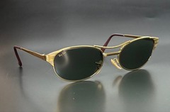 Ray-Ban Signet Vintage Sunglasses 70s 80s Bausch Lomb Classic Gold Logo Auth