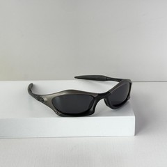 Oakley Splice Sunglasses Gunmetal Black Frame Black Lens Triple Black
