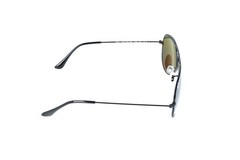 Ray-ban Rb3025 002/58 Black Aviator Polarized Sunglasses 58-14-135