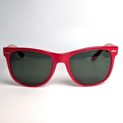 Bausch and Lomb Ray Ban Wayfarer II Sunglass G15 Glimmer Red Vintage NOS w/Case