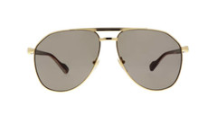 Gucci GG1220S-002 Men’s Gold & Brown / Brown Lens Sunglasses