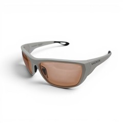Kaenon Mens Arcata Sunglasses Matte White Polarized Copper Lens 057 64-18-140