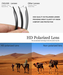 Men’s Sports Sunglasses Polarized UV400 Protection Cycling Running Fishing
