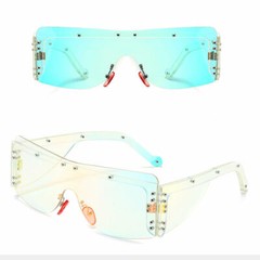 Party Rimless Irregular Design Sunglasses For Both Men Women Street Exquisite