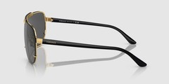 VERSACE VE2140 100287 Gold Gray 40 mm Men’s Sunglasses