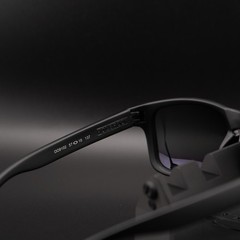 Oakley Style Holbrook Like Sunglasses: Matte Black/ Purple Polarized UV400