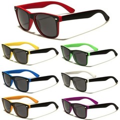 Retro Rewind Classic Retro Fashion Sunglasses For Men Dark Black Lens Eyewear