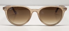 Ray-Ban Sunglasses Unisex Beige Brown Oval 53mm 6616/13