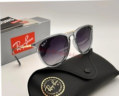 *New* RB4171 Ray-Ban Erika 6592/T3 Polarized Sunglasses Grey Lenses Blue Frame