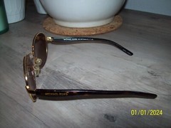 Michael Kors Sunglasses (Authentic-?) Gold Frame MK1007 (Sadie III).
