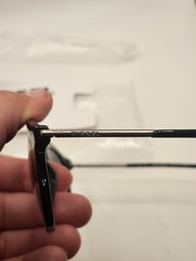 Brand New Diesel Round Sunglasses DL0188 Gloss Black Silver Bar 01A 54-17-145 3