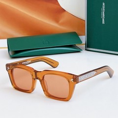Jacques Marie Mage QUENTIN Sunglasses Brown/Brown 50-22-149mm With Case New