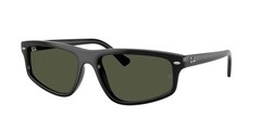 Ray-Ban RB2225 Polished Black/Green 59 mm Sunglasses RB2225 901/31 59-18