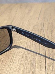 Ray-Ban RB4165 622/55 Black Frame Blue flash Polarized Lenses sunglasses-54mm