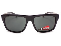 Bolle Clint Sunglasses Shiny Black with TNS Grey CAT.3 Lenses Unisex 11825