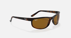 Ray-Ban RB2027 Predator 2 Havana Brown B-15 62mm Rectangle Sunglasses