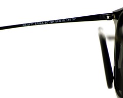 Ray-Ban Women Sunglasses RB4171 Erika Black Frame Polarized Green Lens 54mm