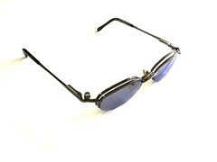 Linea Roma Eyeglasses Magneto 97 Silver w/Clip on Size 44mm Authentic