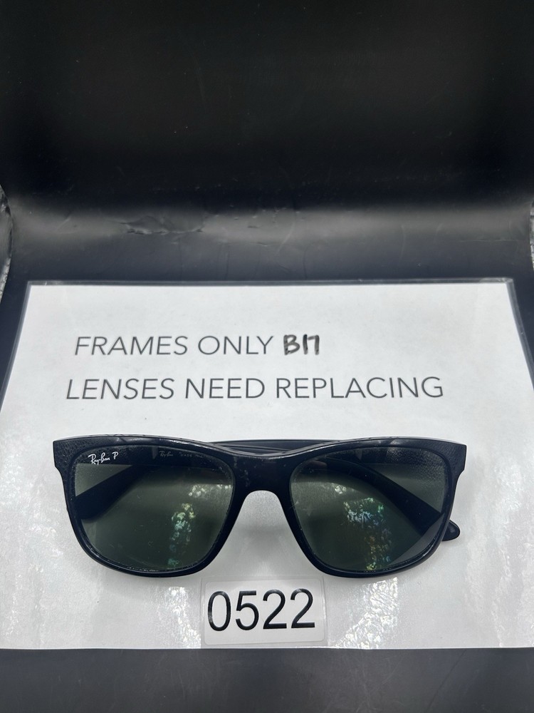 Ray-Ban RB 4181 601/9A 3P Glossy Black Sunglasses, Frame Only