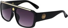 Men’s Sunglasses Fashion Dark Black Lens Brown White Thick Frame Designer Hot