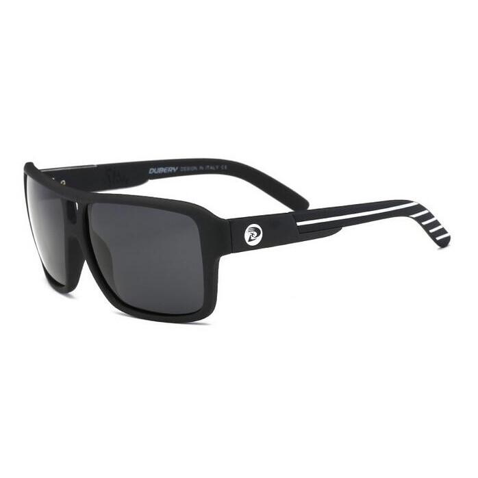 DUBERY Unisex Polarized Sport Sunglasses Outdoor Driving Fishing Square Glasses