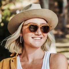 Blenders Eyewear Sydney Polarized Sunglasses Amber Coast, One Size