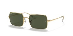Ray-Ban RB1969 9196/31 Rectangle Legend Gold Green Classic G-15 Sunglasses