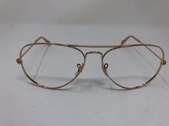 Ray Ban Sunglasses RB3025 001 Gold Large Metal Aviator 58-14-135 58mm ITALY R179