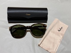 Cartier Premiere de Cartier Sunglasses CT0302S Brown Tortoise Frame Used From JP
