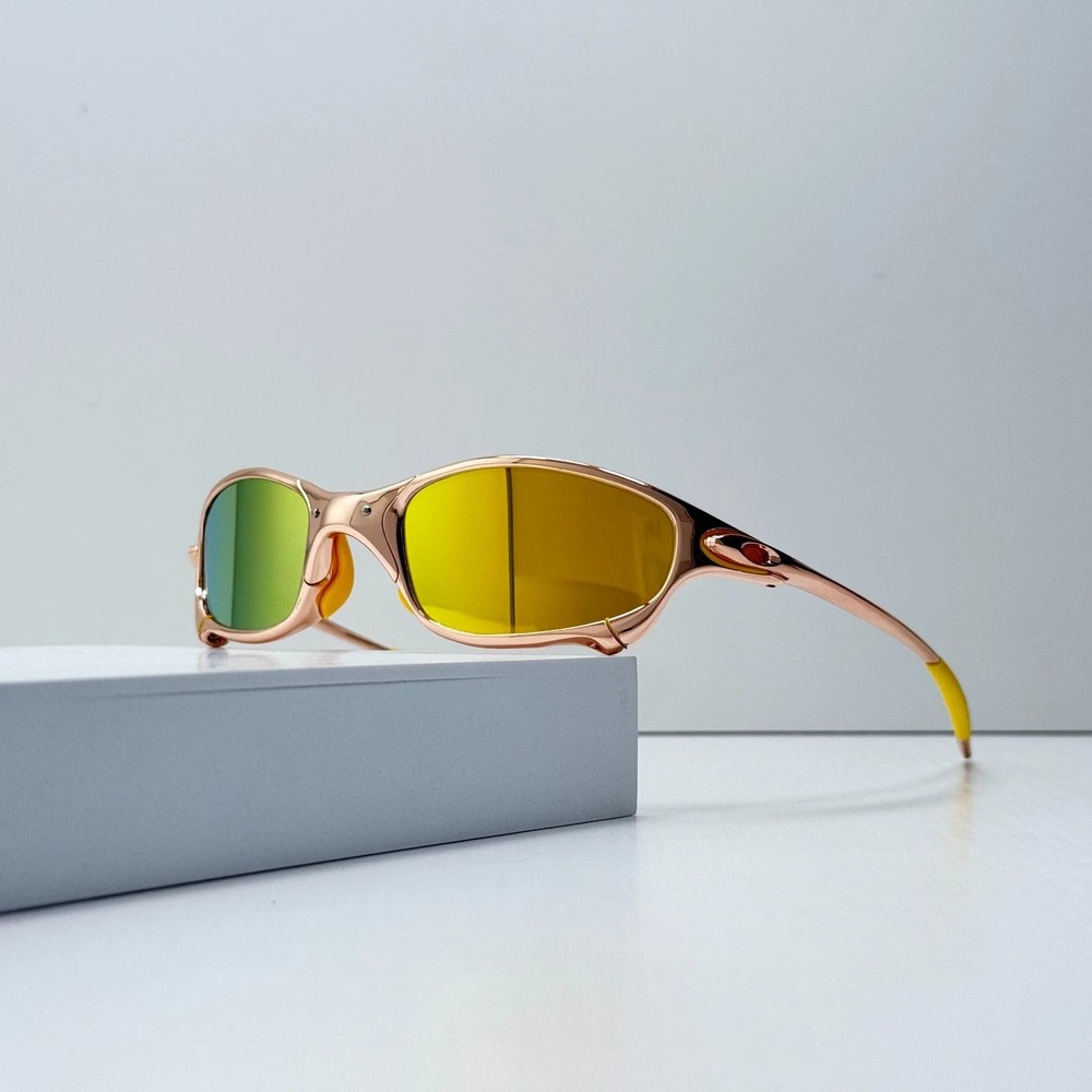 Vintage Oakley Juliet 1.0 X-Metal Rose Gold Gold Iridium Sunglasses New