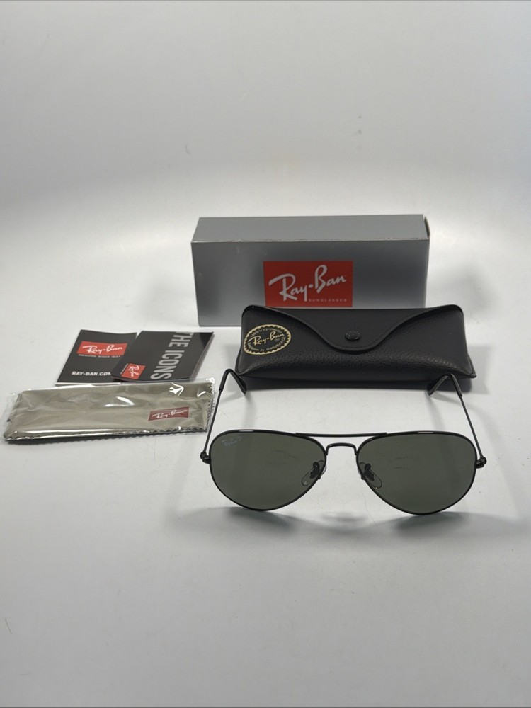 Rayban Classic Aviators RB3025 58 Men Women Unisex Sunglasses ORB3025 New Mint