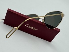 PREMIERE C DE CARTIER CAT-EYE SHAPE SUNGLASSES CT0155S NEW 100% GENUINE ~$1425